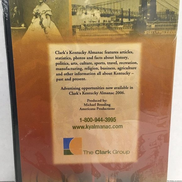 Clarks Kentucky Almanac and Book of Facts 2006 DVD Premier Edition Thomas Clark - Picture 2 of 4